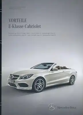 Mercedes-Benz Vorteile E-Klasse Cabriolet 2.2013