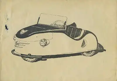 Gnom Kleinstwagen Prospekt ca. 1949