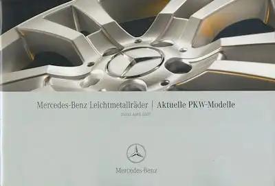 Mercedes-Benz Leichtmetallräder Programm 4.2007