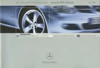 Mercedes-Benz Leichtmetallräder Programm 5.2004
