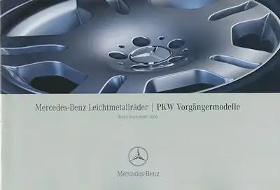 Mercedes-Benz Leichtmetallräder Programm 9.2006