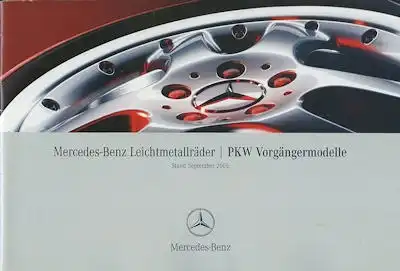 Mercedes-Benz Leichtmetallräder Programm 9.2005