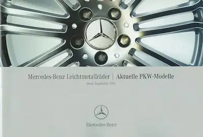 Mercedes-Benz Leichtmetallräder Programm 9.2005