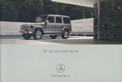 Mercedes-Benz G-Klasse Grand Edition Prospekt 1.2006