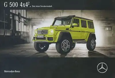 Mercedes-Benz G 500 4x4 Prospekt 6.2015