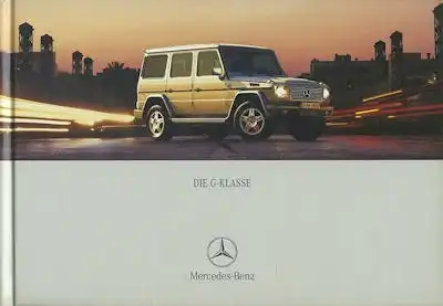 Mercedes-Benz G-Klasse Prospekt 11.2000