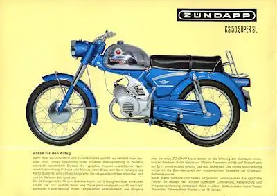 Zündapp Motorrad Programm 1967