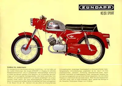 Zündapp Motorrad Programm 1967