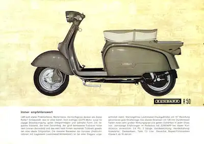 Zündapp Motorroller Programm 1969