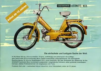 Zündapp Mofa Moped Automatic Programm 1971