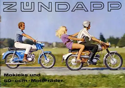 Zündapp Mokicks und 50ccm Motorrad Programm 1971