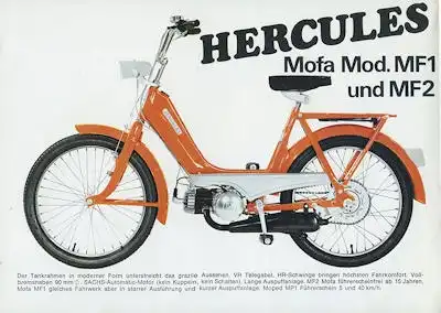 Hercules IFMA Neuheiten Prospekt 9.1970