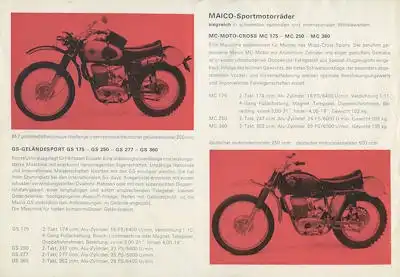 Maico Programm ca. 1960