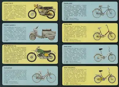 KTM Mopeds und Fahrräder Programm 1960er Jahre