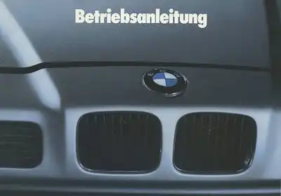 BMW 850i Bedienungsanleitung 4.1990