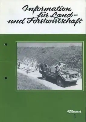 DKW Munga Prospekt 1960er Jahre Reprint 2002