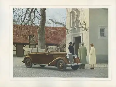 Mercedes-Benz Typ 170 V Prospekt 1.1938