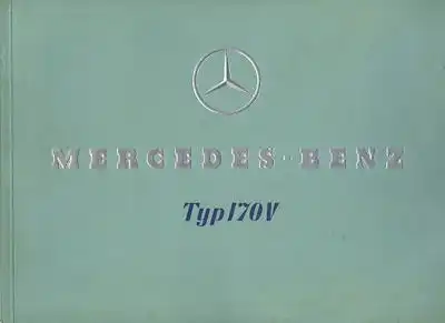 Mercedes-Benz Typ 170 V Prospekt 1.1938
