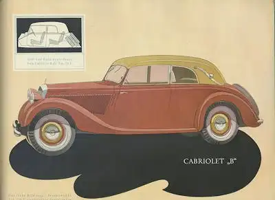 Mercedes-Benz Typ 170 V Prospekt 2.1936