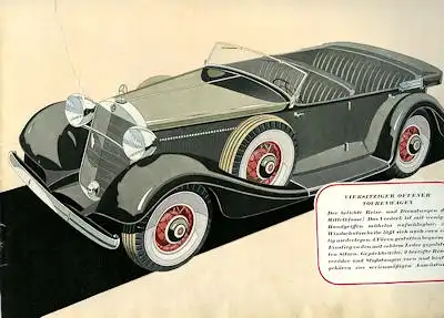 Mercedes-Benz Typ 290 Prospekt 8.1934