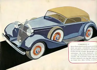 Mercedes-Benz Typ 290 Prospekt 8.1934