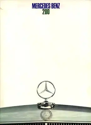 Mercedes-Benz 200 Prospekt 3.1968