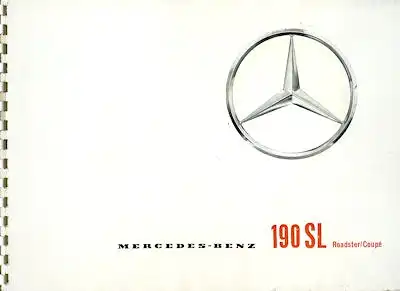 Mercedes-Benz 190 SL Prospekt 11.1959