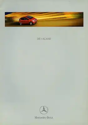 Mercedes-Benz A-Klasse Prospekt 11.1999