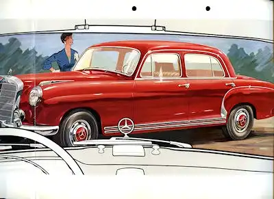 Mercedes-Benz 220 Prospekt 1956