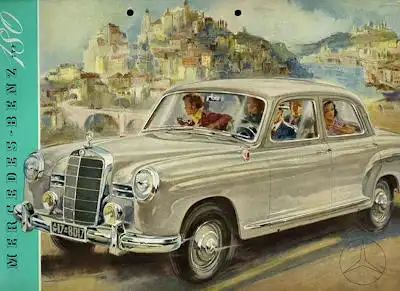 Mercedes-Benz 180 Prospekt 10.1954