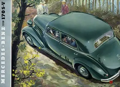 Mercedes-Benz 170 S-V Prospekt 9.1953