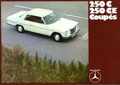 Mercedes-Benz 250 250 CE Coupés Prospekt 8.1969