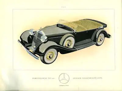 Mercedes-Benz Typ 290 Prospekt 1.1935