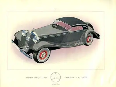 Mercedes-Benz Typ 290 Prospekt 1.1935