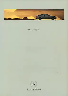 Mercedes-Benz CLK Coupés Prospekt 7.1999