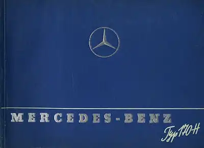 Mercedes-Benz Typ 170-H Prospekt 1.1938