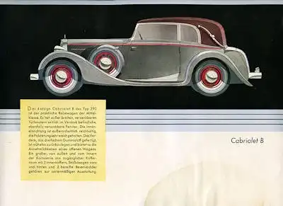 Mercedes-Benz Typ 290 Prospekt 1.1933