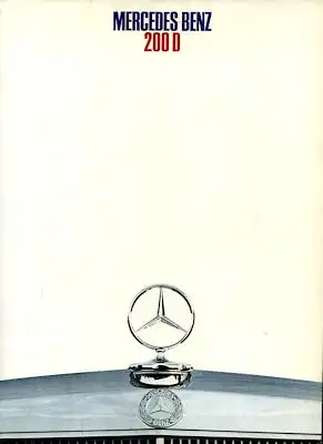 Mercedes-Benz 200 D Prospekt 1968