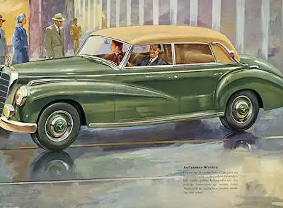 Mercedes-Benz 300 Prospekt ca. 1953