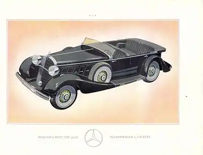 Mercedes-Benz Typ 500 N Prospekt 1935