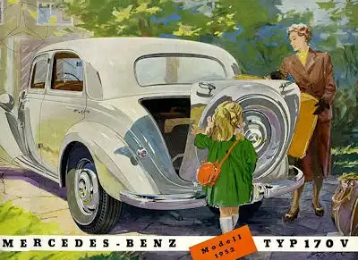 Mercedes-Benz 170 V Prospekt 1952