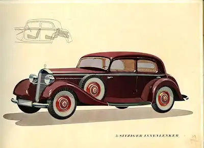Mercedes-Benz 230 6 Zyl. Prospekt 8.1936
