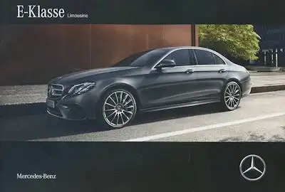 Mercedes-Benz E-Klasse Limousine Prospekt 1.2016