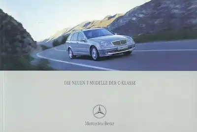 Mercedes-Benz C-Klasse T-Modell Prospekt 8.2001