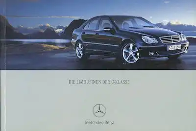 Mercedes-Benz C-Klasse Limousinen Prospekt 6.2004