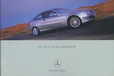 Mercedes-Benz C-Klasse Sportcoupé Prospekt 8.2000