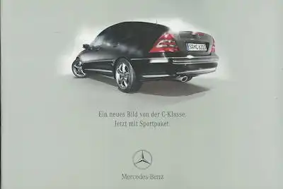 Mercedes-Benz C-Klasse Limousinen Prospekt 10.2002