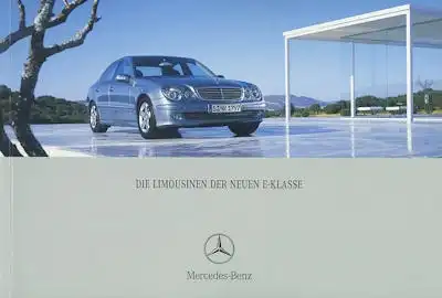 Mercedes-Benz E-Klasse Limousinen Prospekt 8.2002