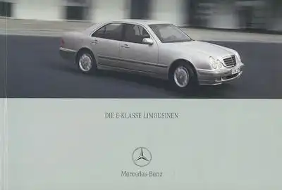 Mercedes-Benz E-Klasse Limousinen Prospekt 5.2000