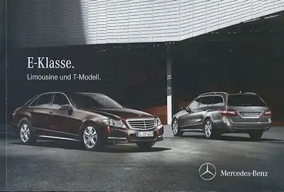 Mercedes-Benz E-Klasse Limousine + T-Modell Prospekt 6.2012